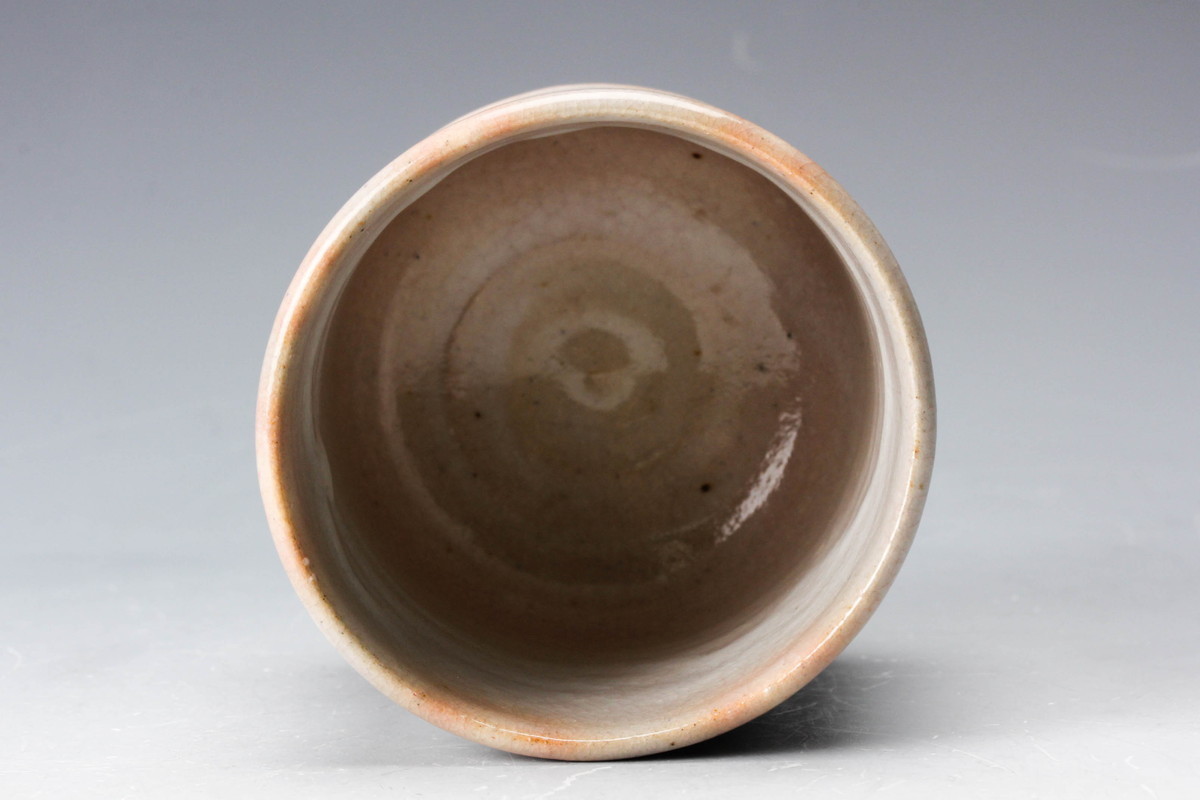 十一代 坂高麗左衛門 韓峯 萩焼湯呑 共箱 栞 本物保証(