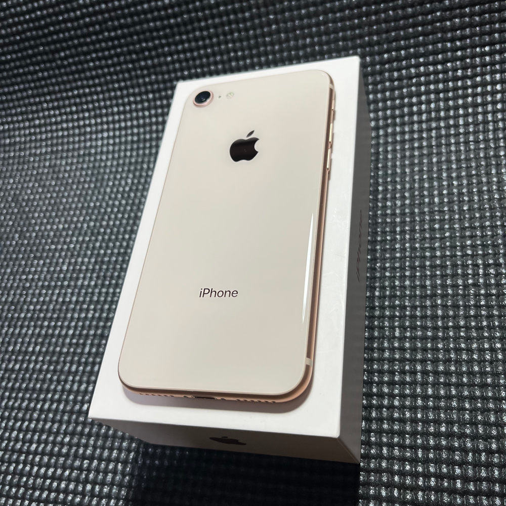 Apple iPhone 8 SIMフリー ゴールド 64GB 箱付き美品 MQ7A2J/A iPhone