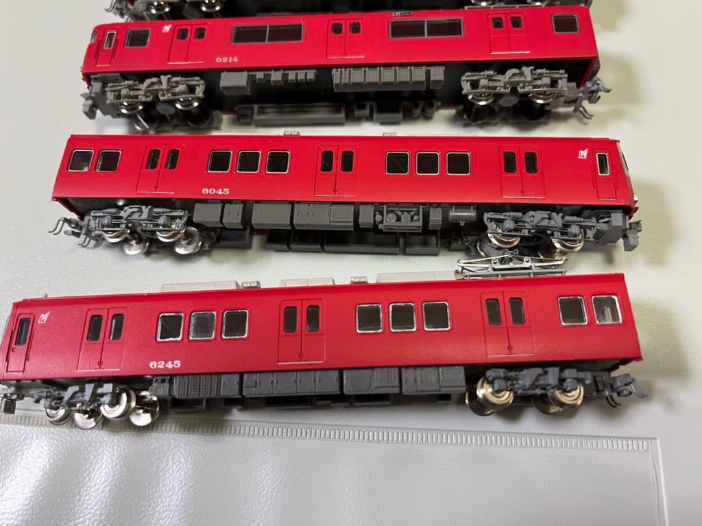 名鉄6000系10次車 精密加工品 2両フルセットグリーンマックス N