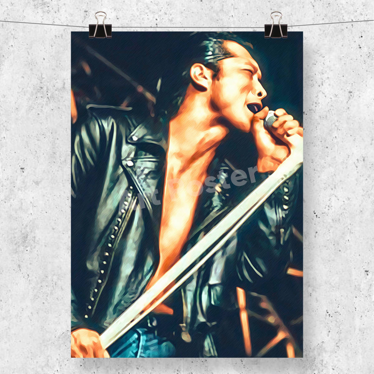 矢沢永吉 ポスター アートポスター インテリア YAZAWA ロック