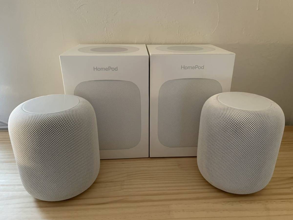HomePod 第二世代 ホワイト 2個セット Apple HomePod ホワイト 2台