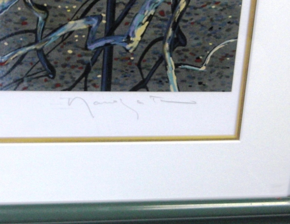 真作 超希少 ヒロ・ヤマガタ オータムアフタヌーンシルクスクリーン