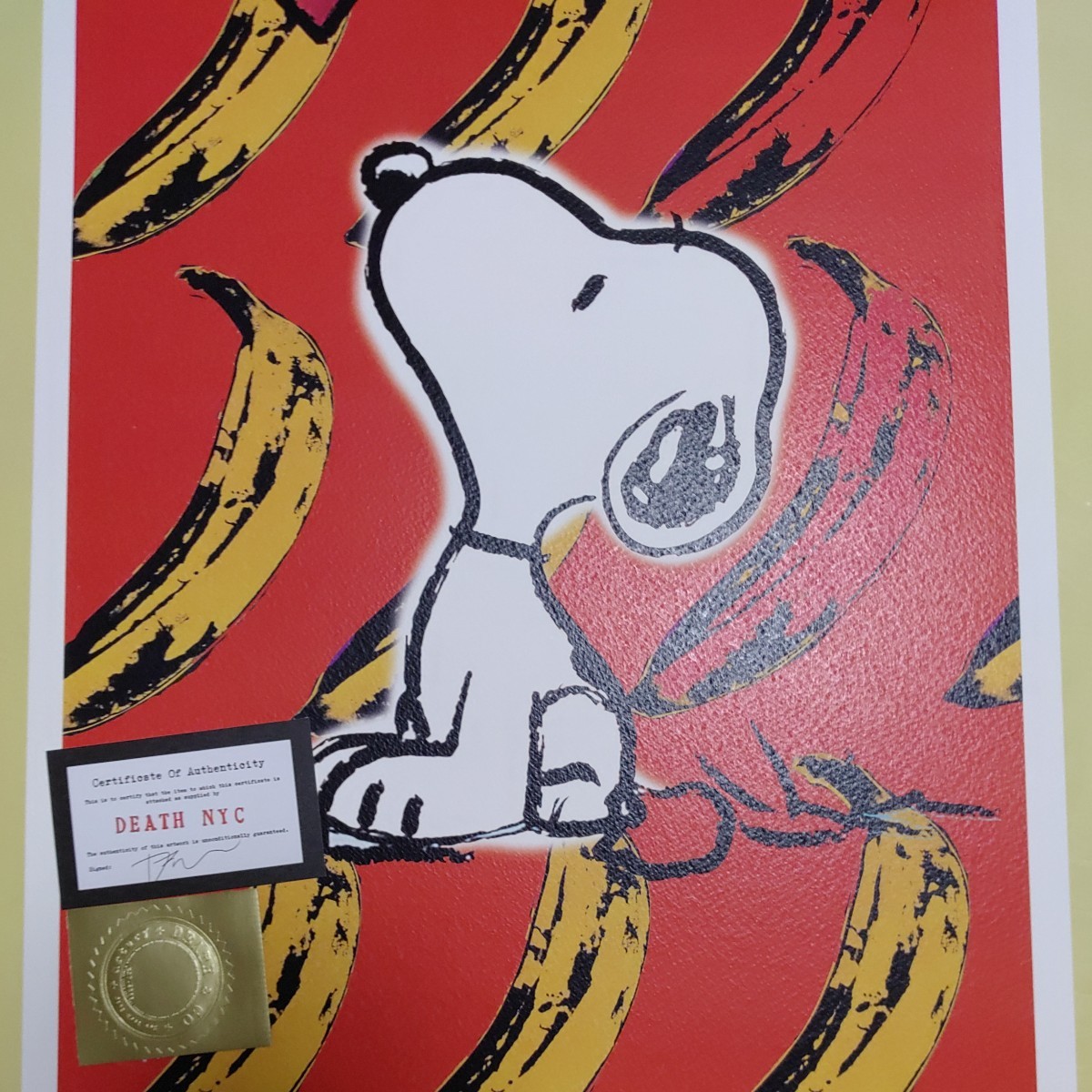 とよまちさん専用！！マット額装付/DEATHNYC/限定アートポスター