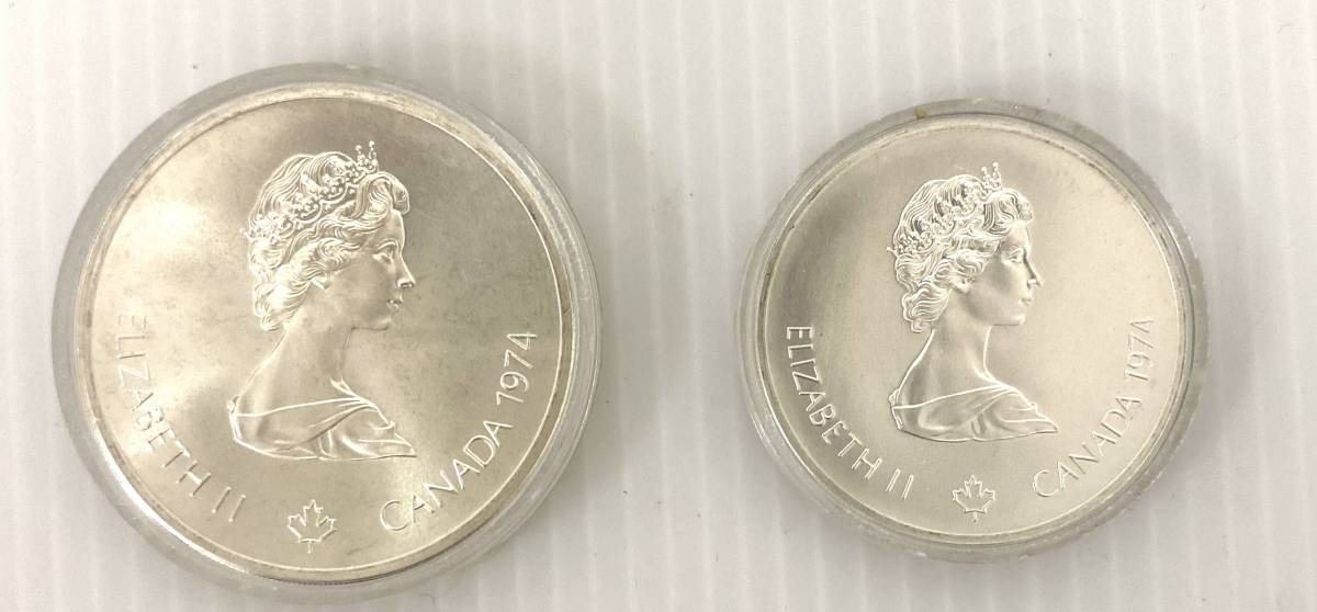 モントリオールオリンピック記念銀貨 5ドル エリザベス2世 カナダ 第21