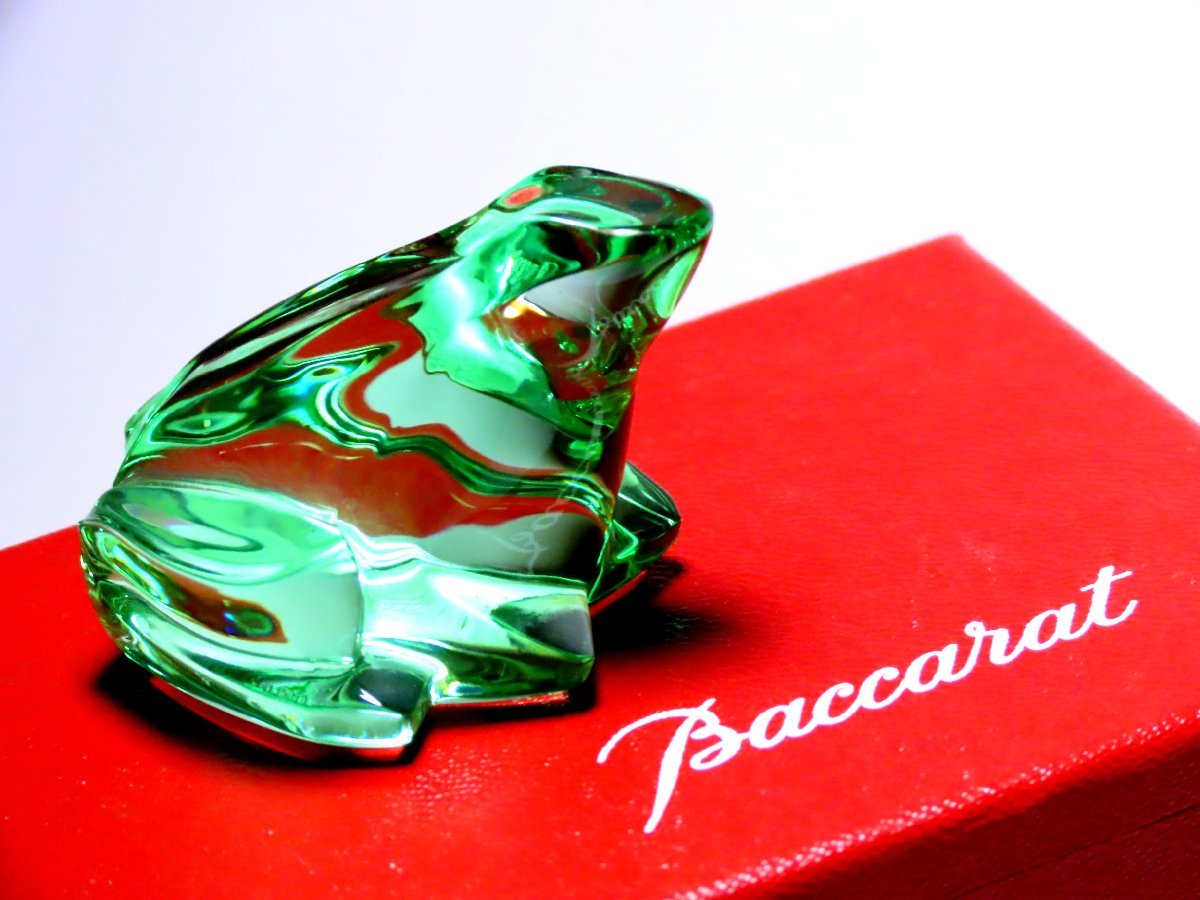 Baccarat □バカラ 「カエル」 〈同梱対象商品〉 バカラ カエル 置物