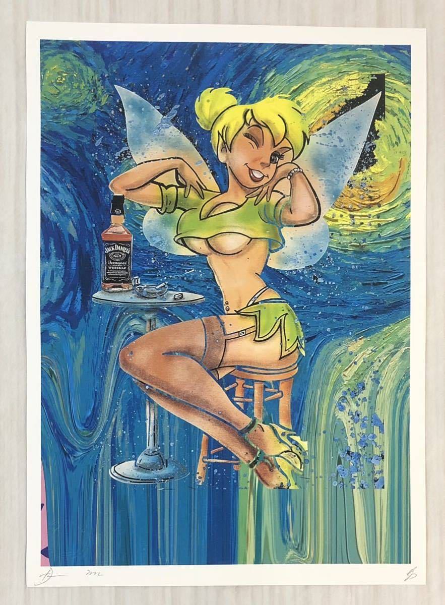 DEATH NYC ティンカーベル 村上隆 ポスター 限定100 サイン入り DEATH