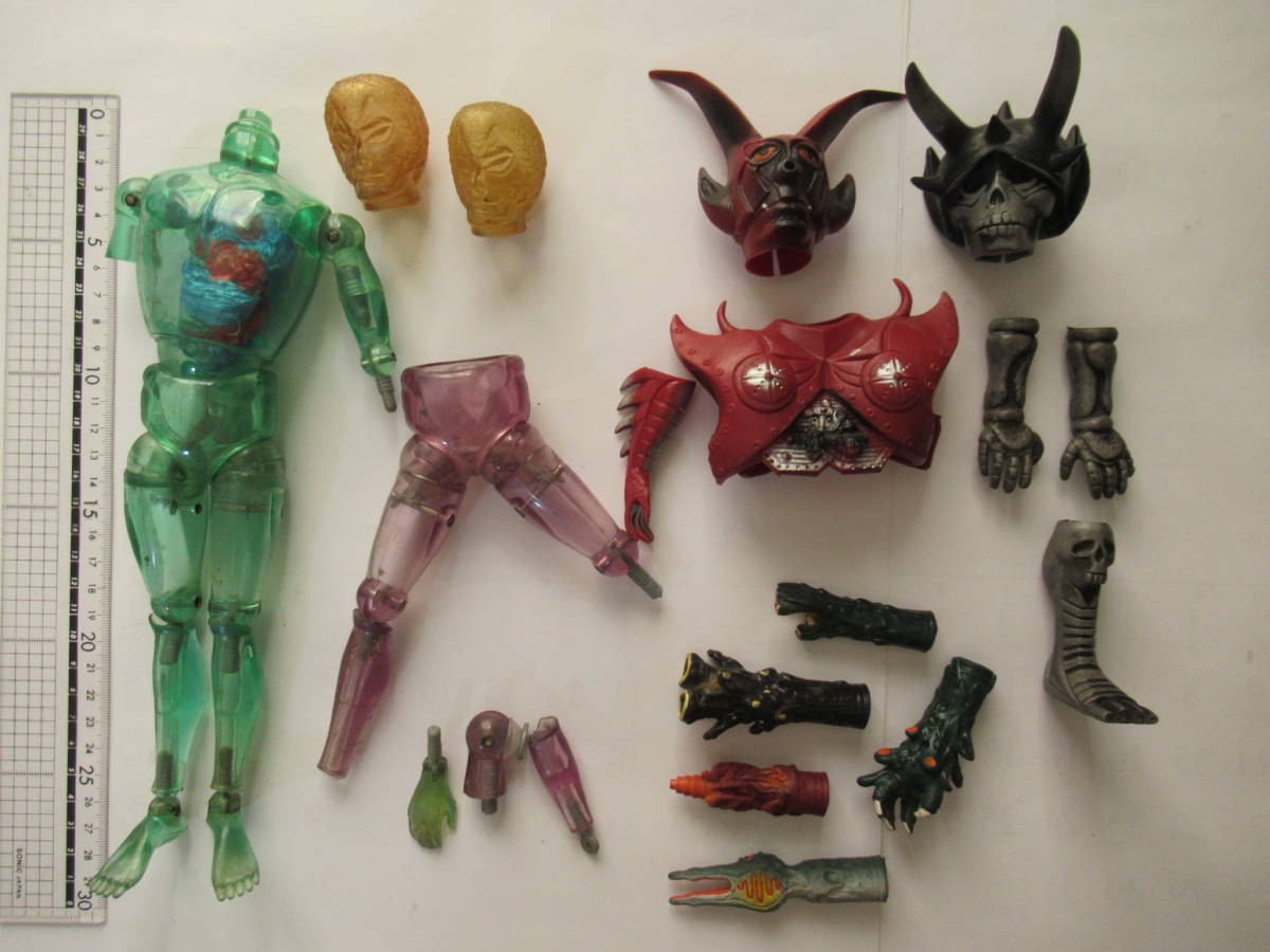 当時物 旧タカラ 変身サイボーグ キングワルダー1世 怪人セット サタン
