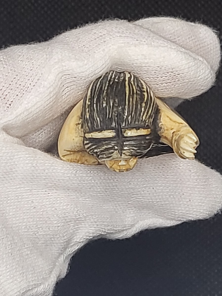 からくり根付 時代物 極上 在銘-ショッピング販売店 提げ物 （2023年10月27