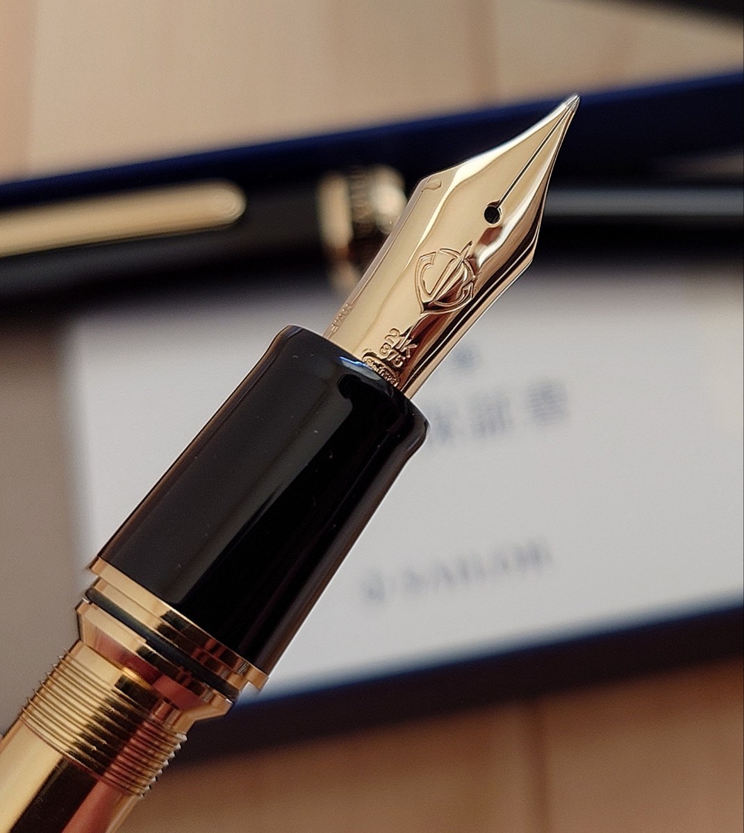 変態ニブセーラー 長刀研ぎ NMF セーラー万年筆 長刀研ぎ 21K 21金