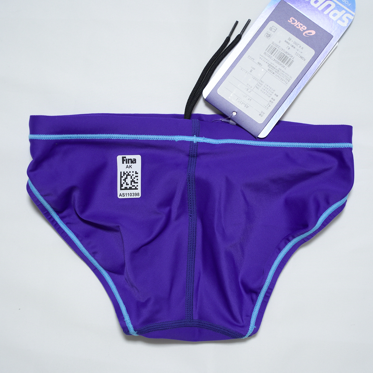 Sサイズ メンズ 競泳水着 アシックス 競パン ブルー