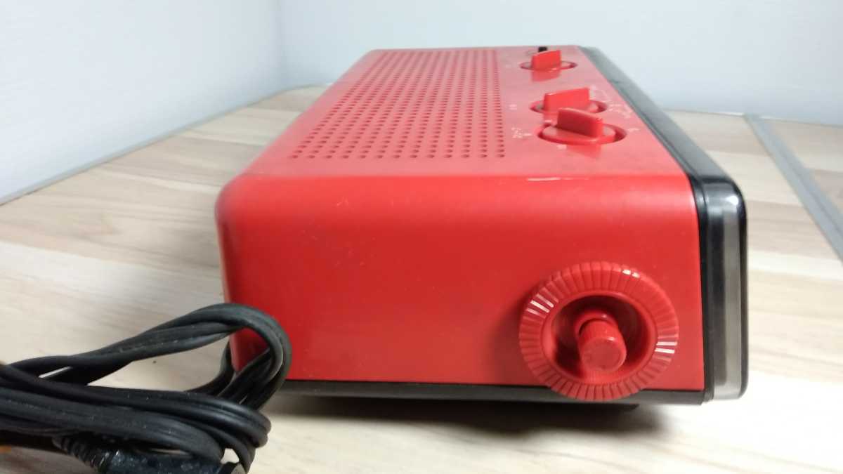 当時物 昭和レトロ National Panasonic ラジオ付き パタパタ時計 RC