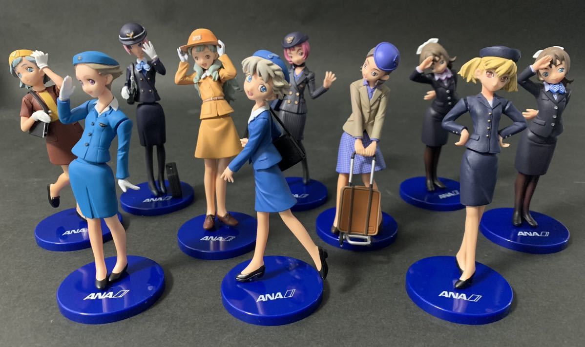 ANA ユニフォームコレクション全10種専用ボックス入り 海洋堂 ANA