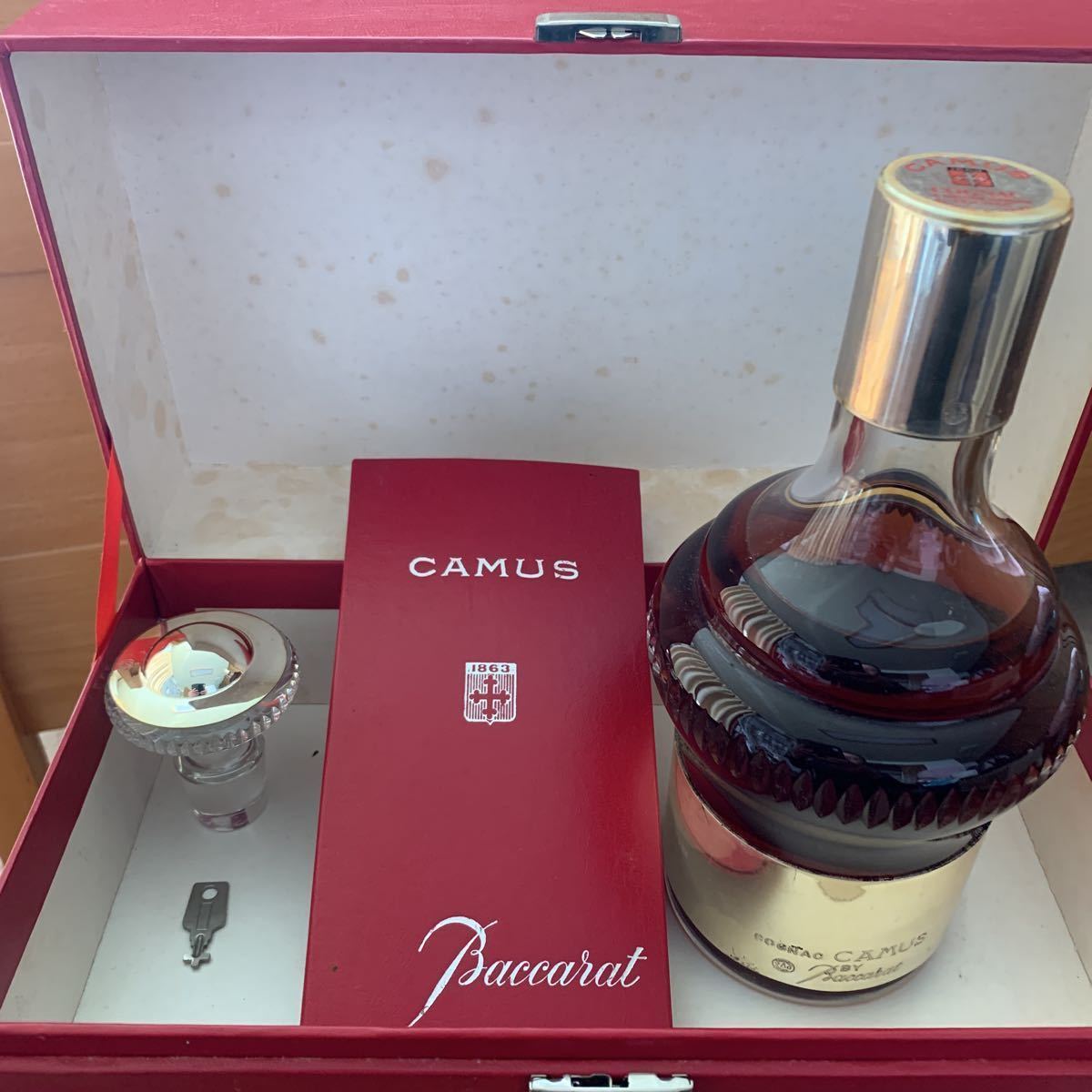 未開栓】カミュ CAMUS バカラボトル 替栓付き CAMUS カミュ カラフェ