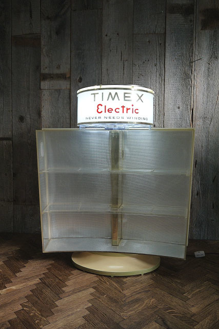 Rare Vintage ビンテージTIMEX照明付きディスプレイケース [gopd-791