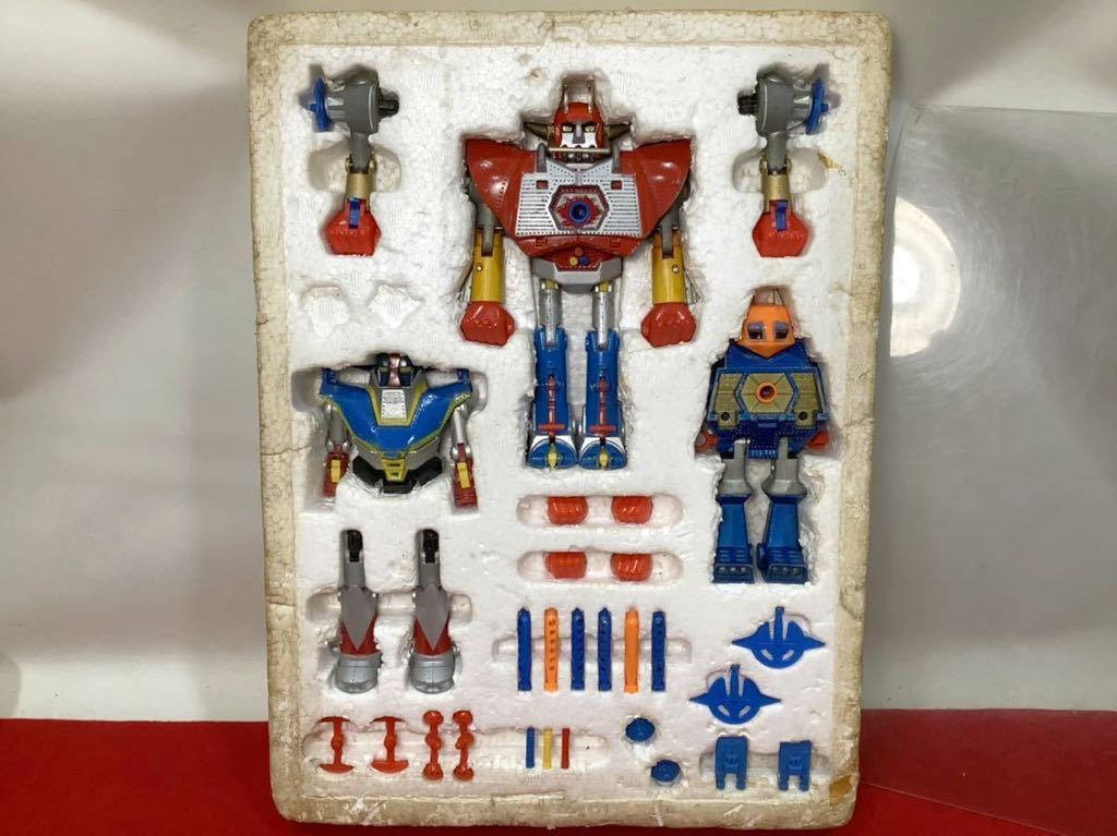 当時物 ブルマァク UFO戦士ダイアポロン 合身セット ブルペット