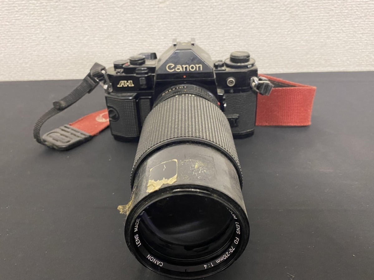 A1 Canon キャノン A-1 ブラックボディ FD 70-210㎜ 1:4 一眼レフ