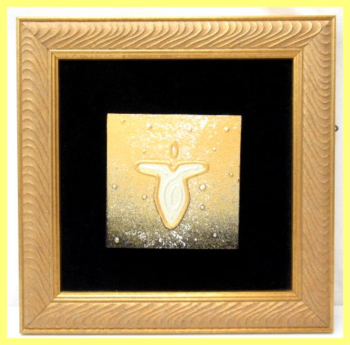 83663☆アンディレイキー 絵画 天使 ガブリエル サイン入り/額装品