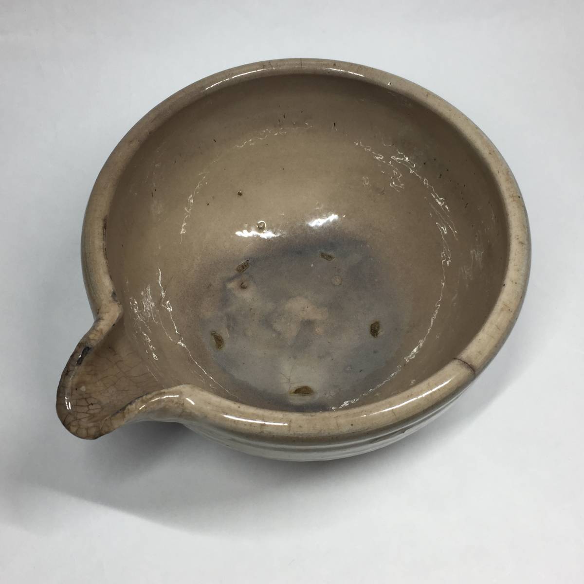 山形 平清水焼 片口 used 片口 山形 平清水焼 酒器 キズ雨漏り 最小片口