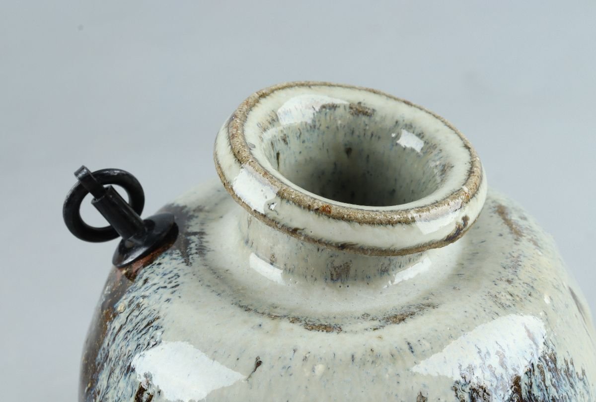 朝鮮唐津 掛花入 (鏡山窯 井上東也) 朝鮮唐津 掛花入 (鏡山窯 井上東也