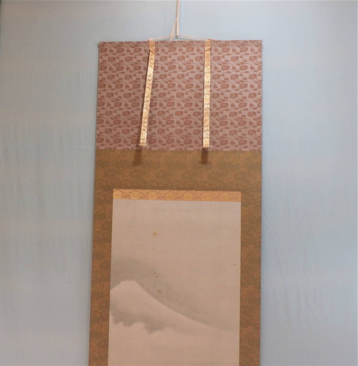 掛け軸 尾形光琳筆 業平東下り図 伊勢物語 業平東下り 法橋 尾形