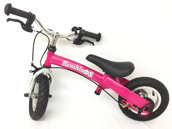 美品 へんしんバイク2 12インチ 自転車 ピンク 美品 へんしんバイク2