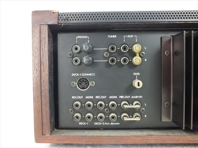 ジャンク LUXMAN ラックスマン L-505V プリメインアンプ 音響