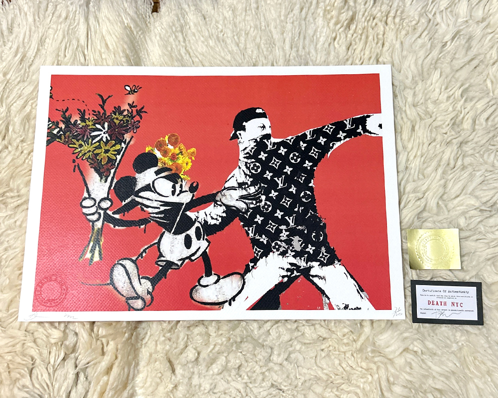 DEATH NYC アートポスター82 世界限定100枚 banksy バンクシー 世界