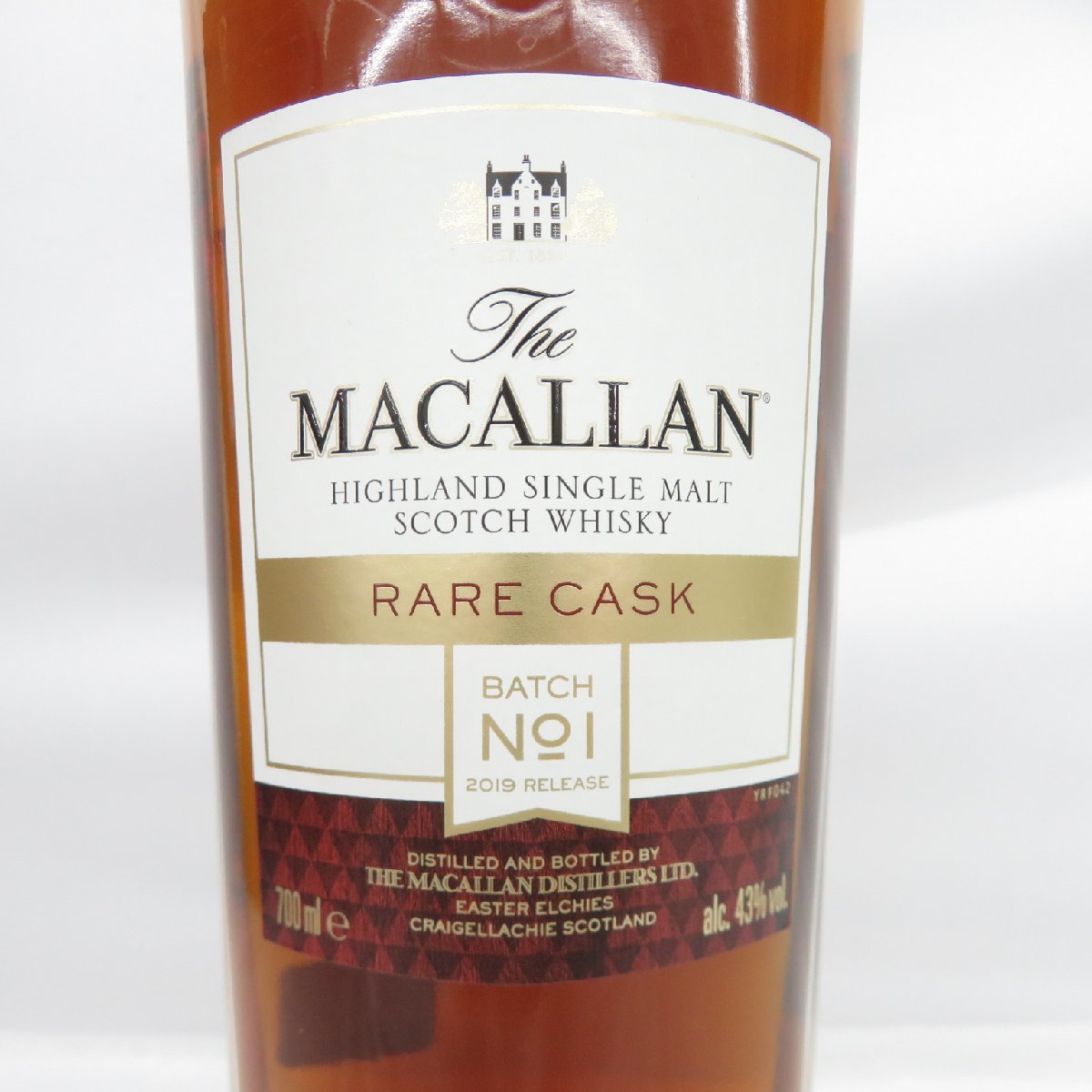 ザ マッカラン レアカスク 43％ 700ml 2019年 Batch No.1