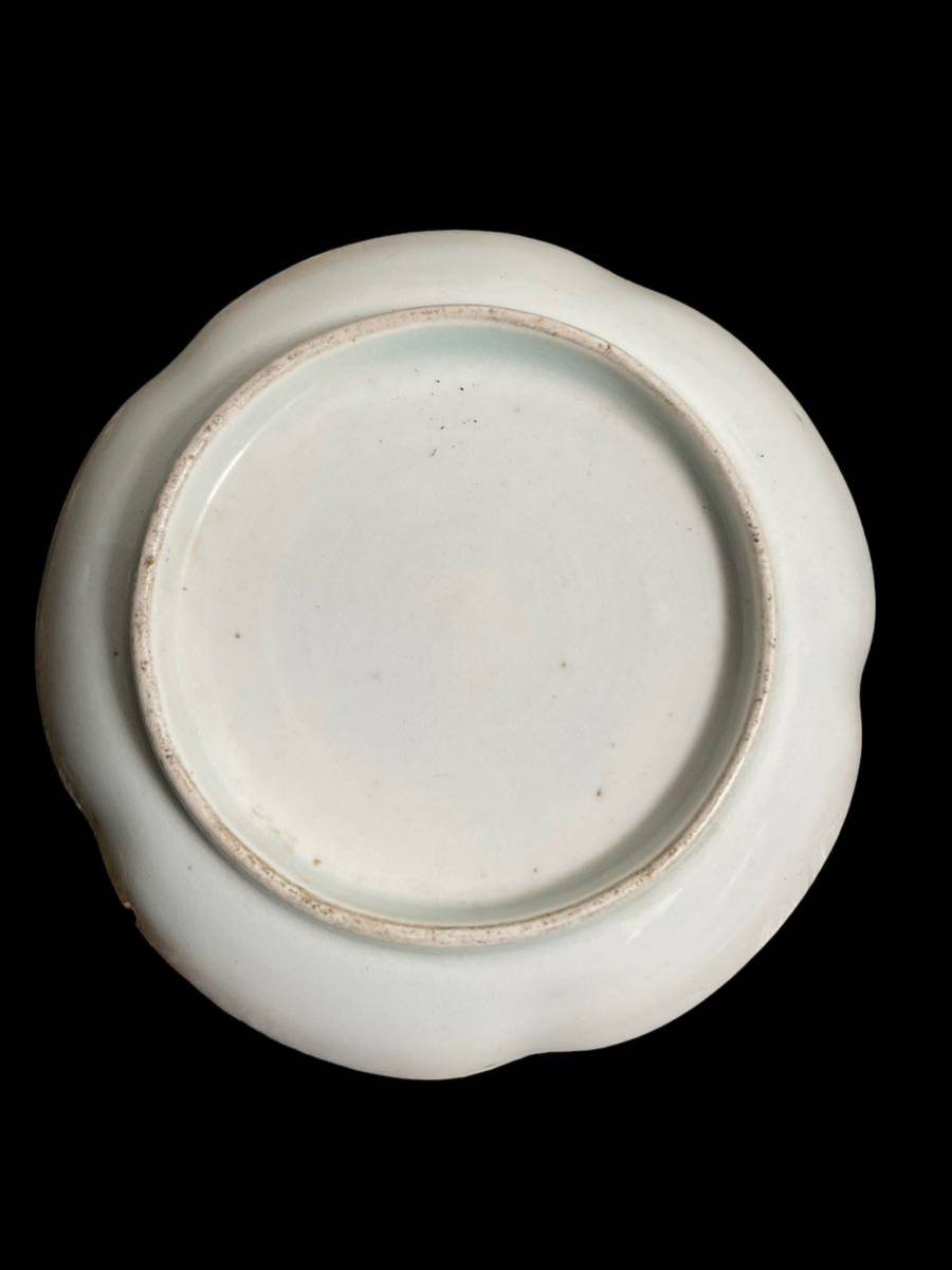 成化年製古伊万里染付雲龍文中皿 5枚 [B22473] 古伊万里