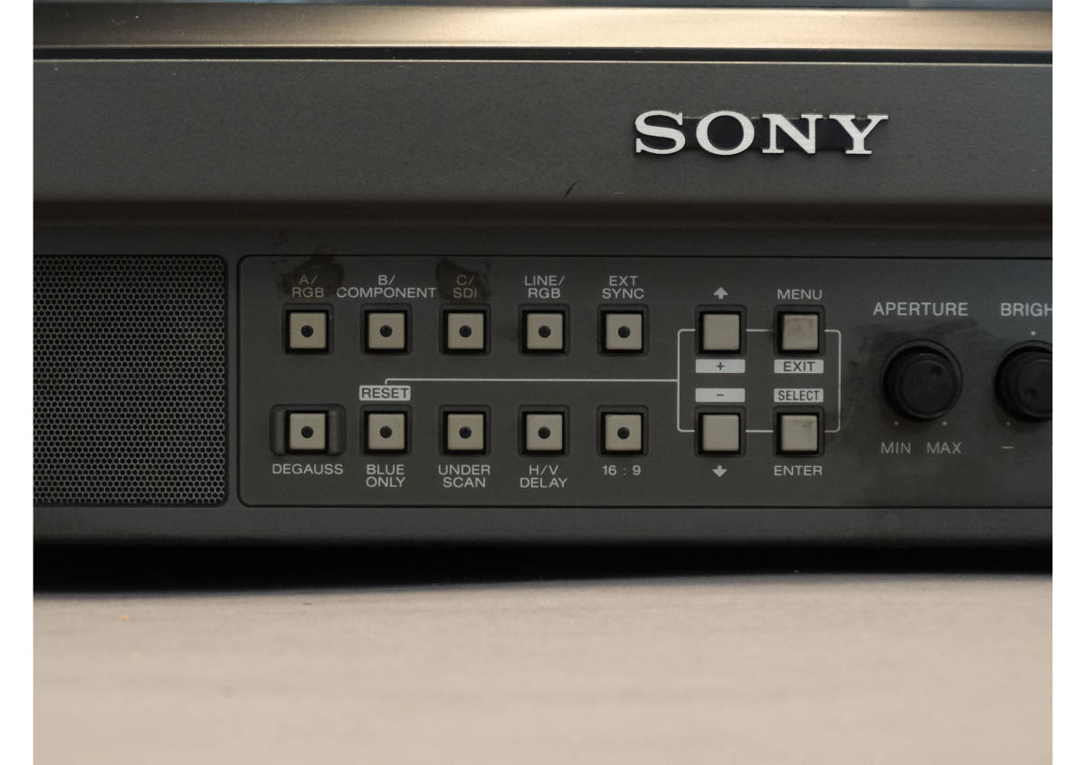 SONY トリニトロン pvm-1454q 動作確認済み SONY]PVM-1454Q 通電確認