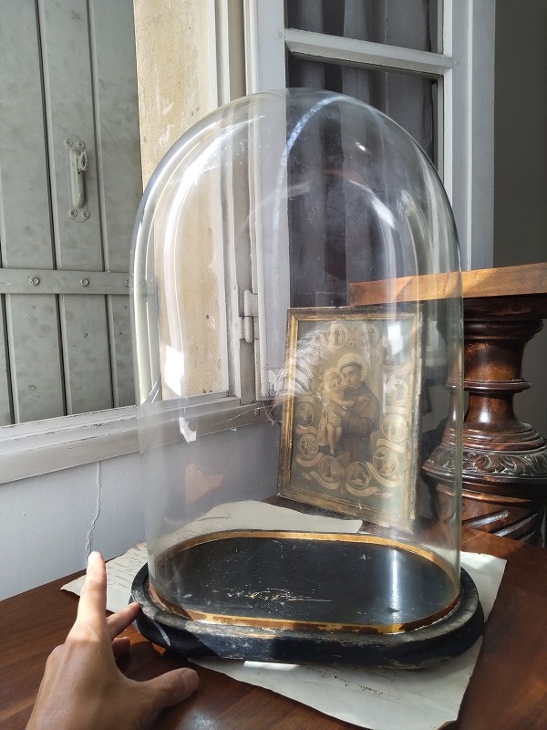 ☆フランス アンティーク 大 19世紀 ナポレオンん3世 ディスプレイ