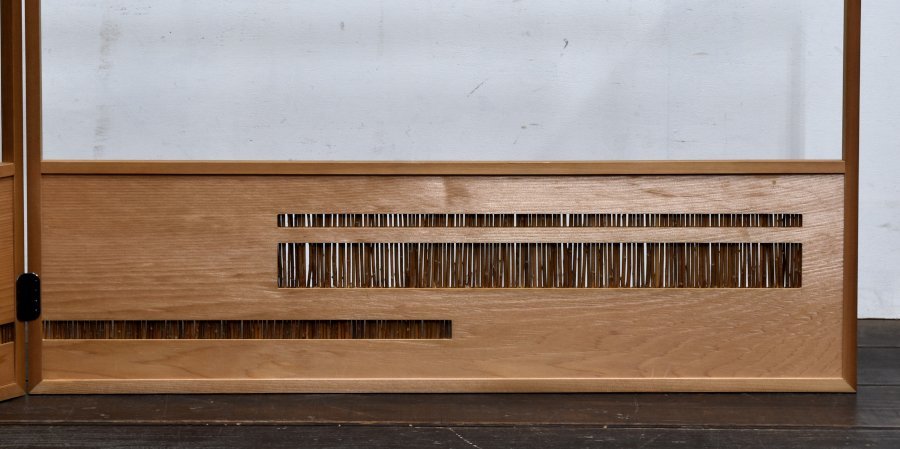 茶道具 風炉先 玄々斎好み 芦透かし 葦透かし 板風炉先