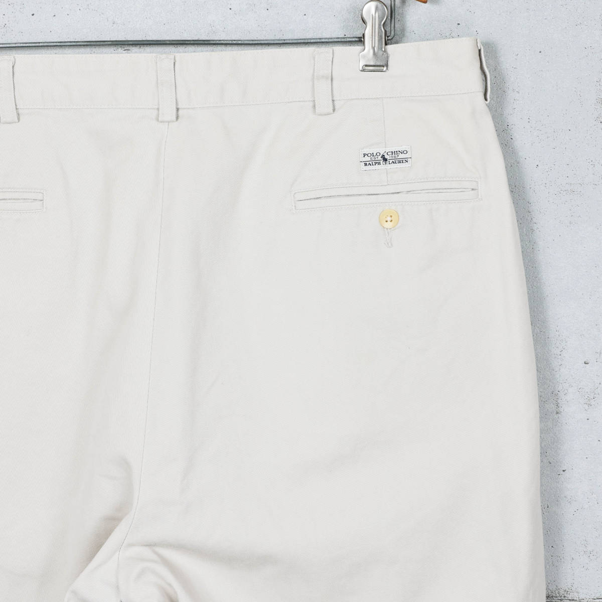 Polo ラルフローレン◇ANDREW PANT◇2タック チノパン◇ライトベージュ