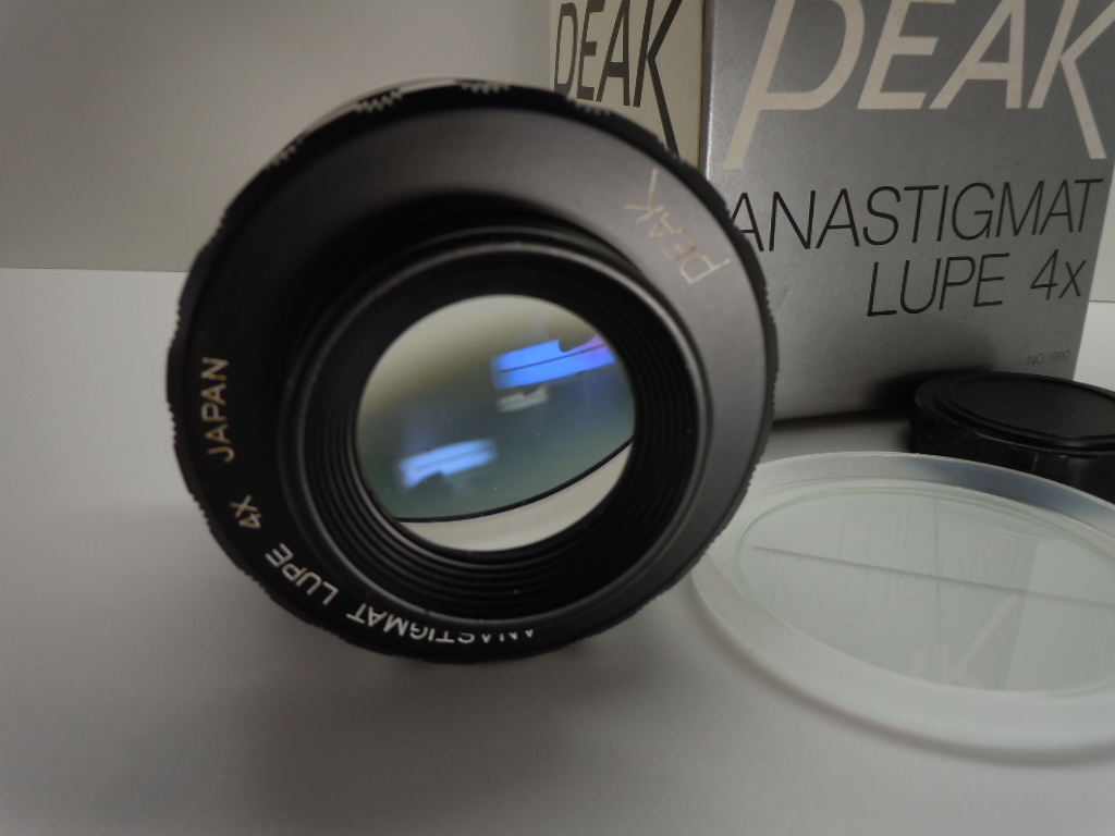 Peak 1990-4 4X and 1990-7 7X Anastigmatic Loupe : Peak Optics