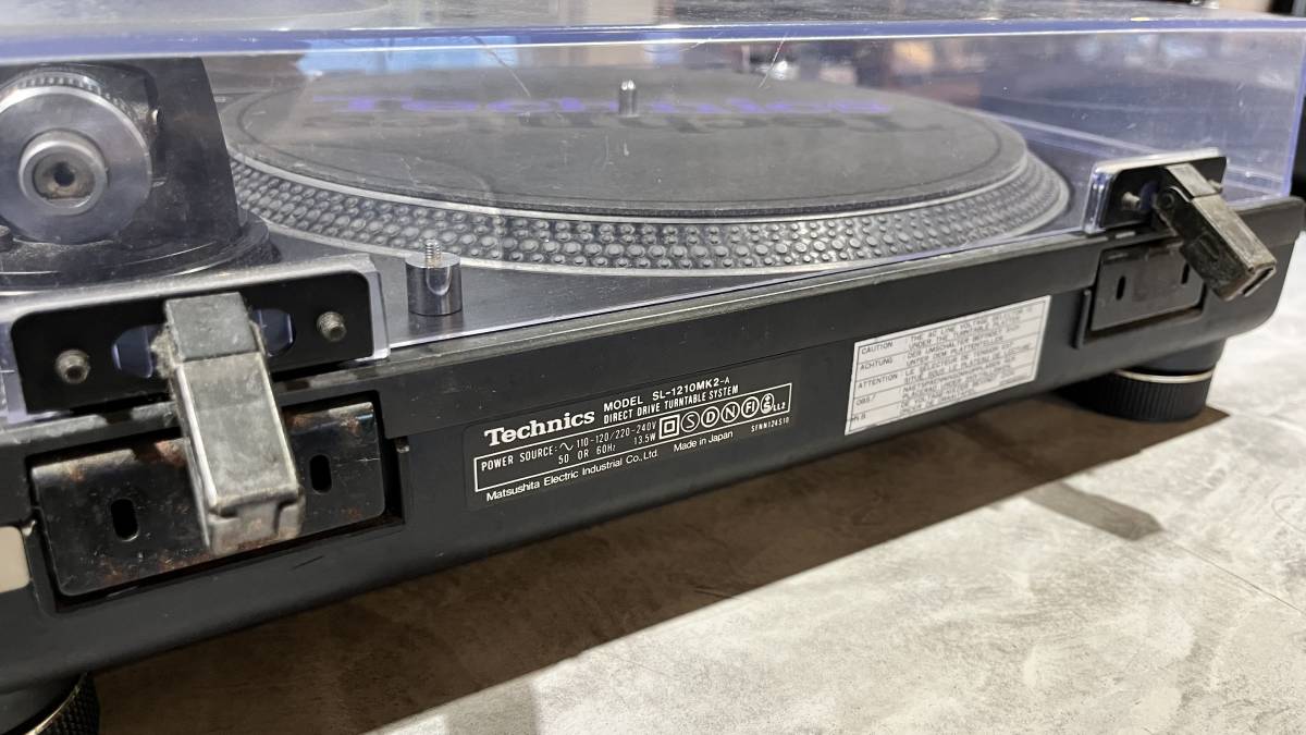 完全ジャンク Technics SL-1210MK2 ターンテーブル 完全ジャンク
