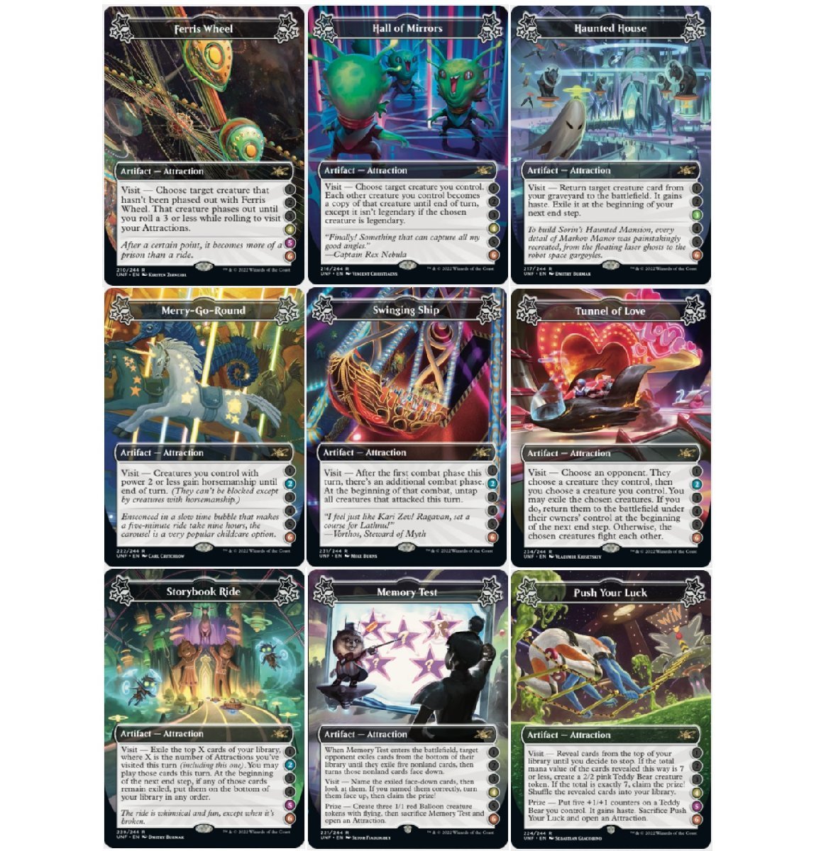 MTG 美品 【アトラクションカード全35種135枚（カードNo.200～234