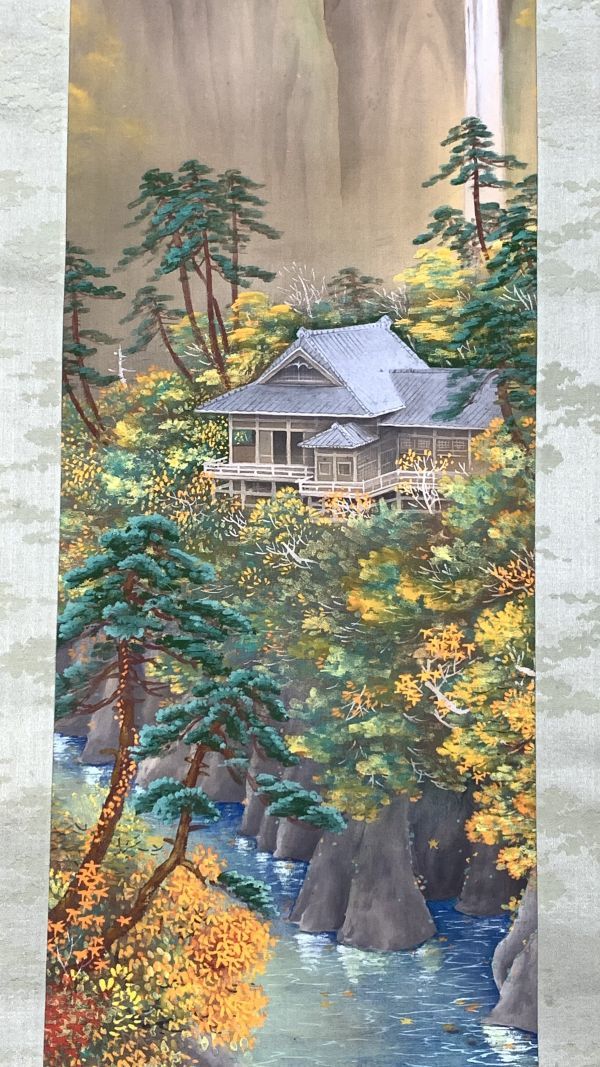 日本画家 郷倉千靱作 染付釉裏紅 花文 急須 共箱 M R4346 - 陶芸オンライン