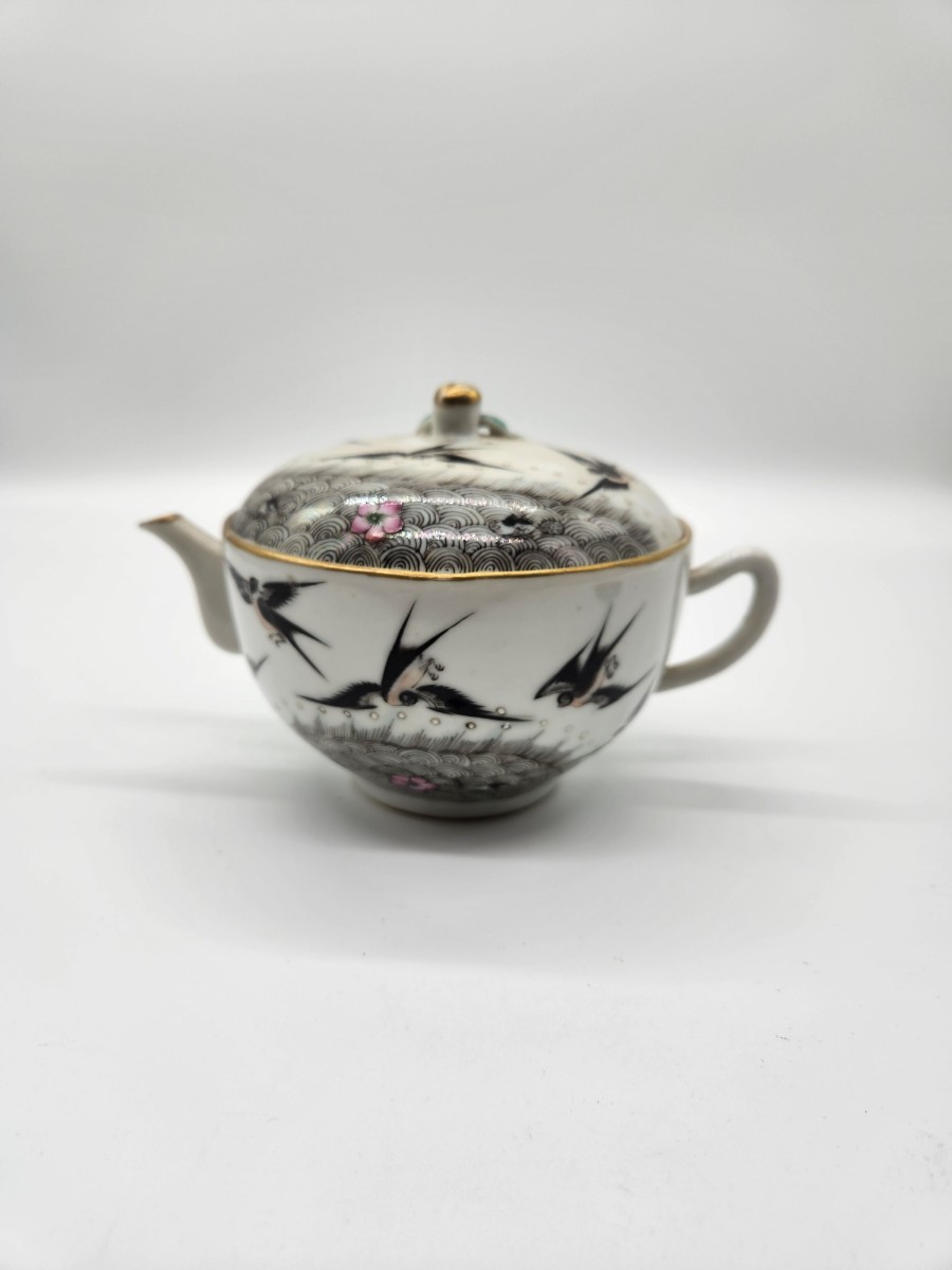 茶道具漆芸加州二代目山下甫斎作扇面大棗銘有