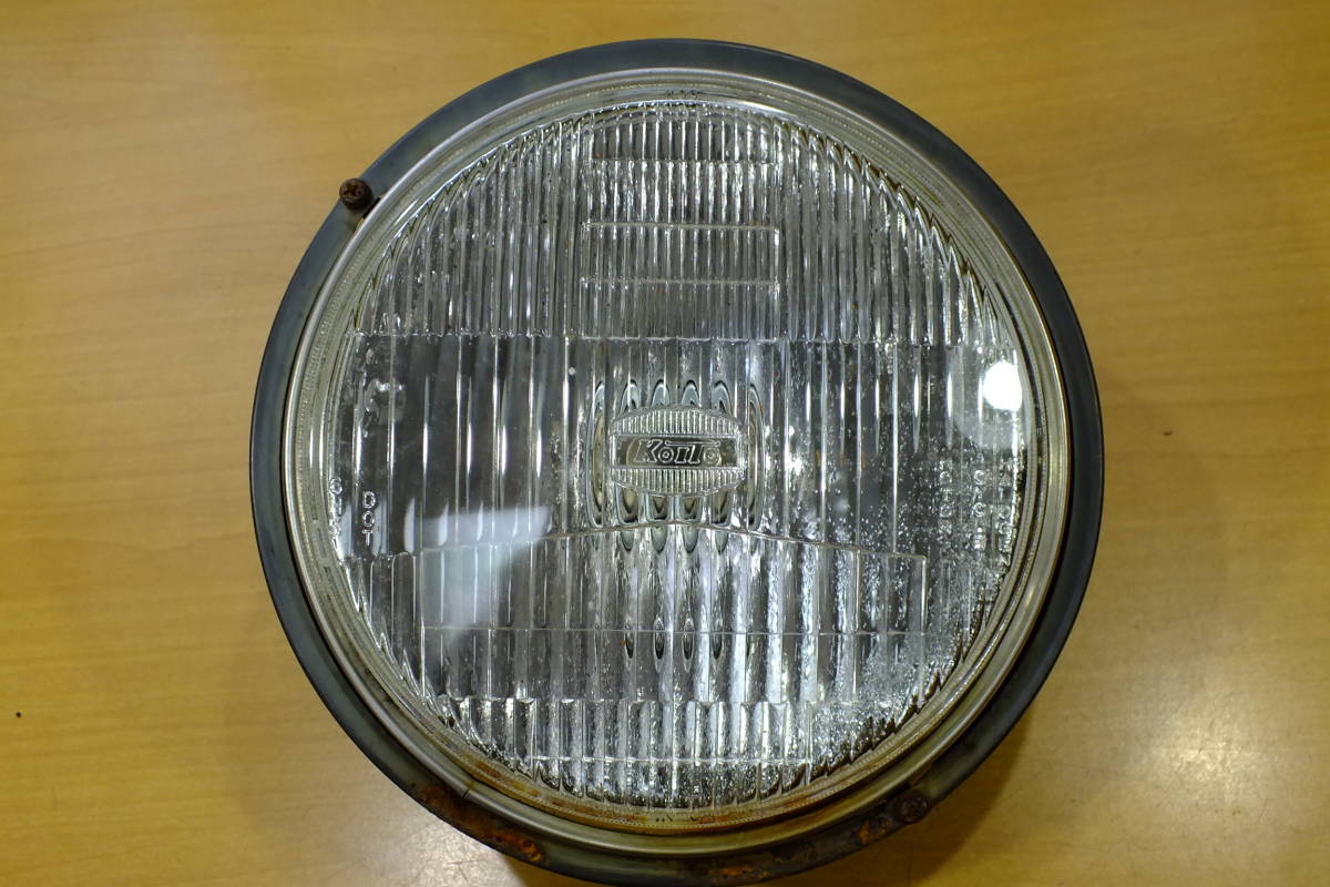 Koitoオートバイヘッドライト180mmメッキ！中古！