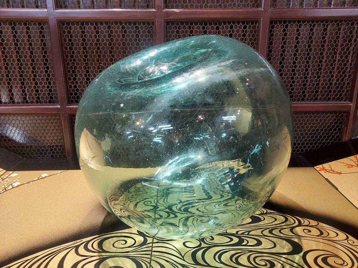 浮き玉ガラス玉34cm