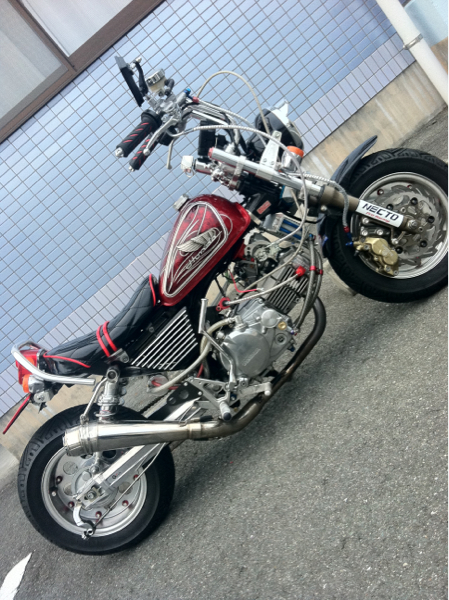 モンキーカスタムペイントタンク