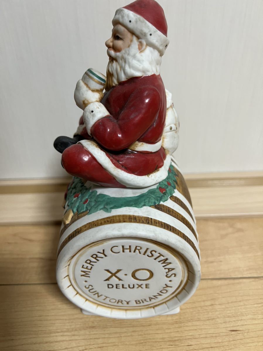 サントリーブランデー XOデラックス サンタクロースツリーボトル A298
