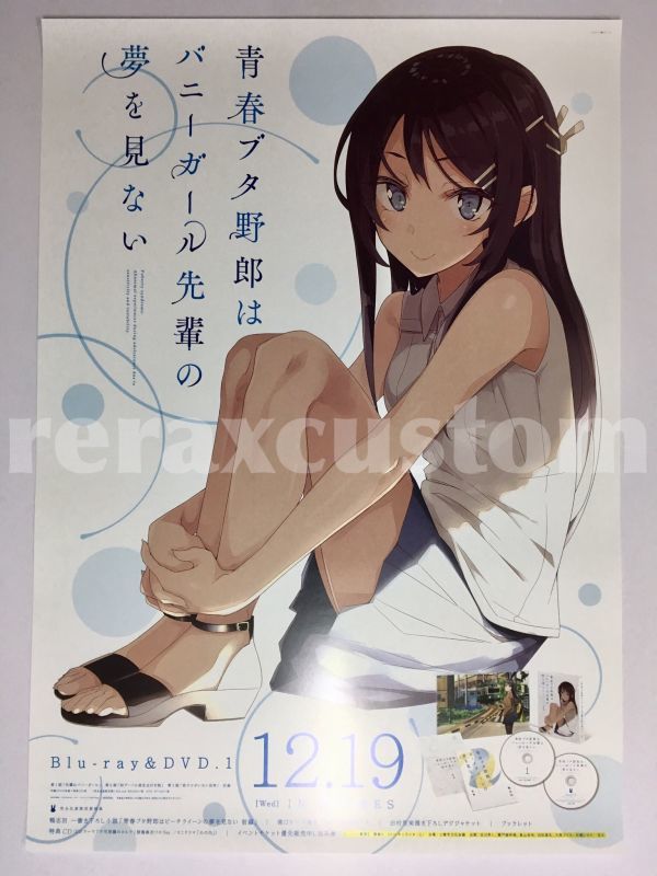 青春ブタ野郎はバニーガール先輩の夢を見ないB2ポスター桜島麻衣