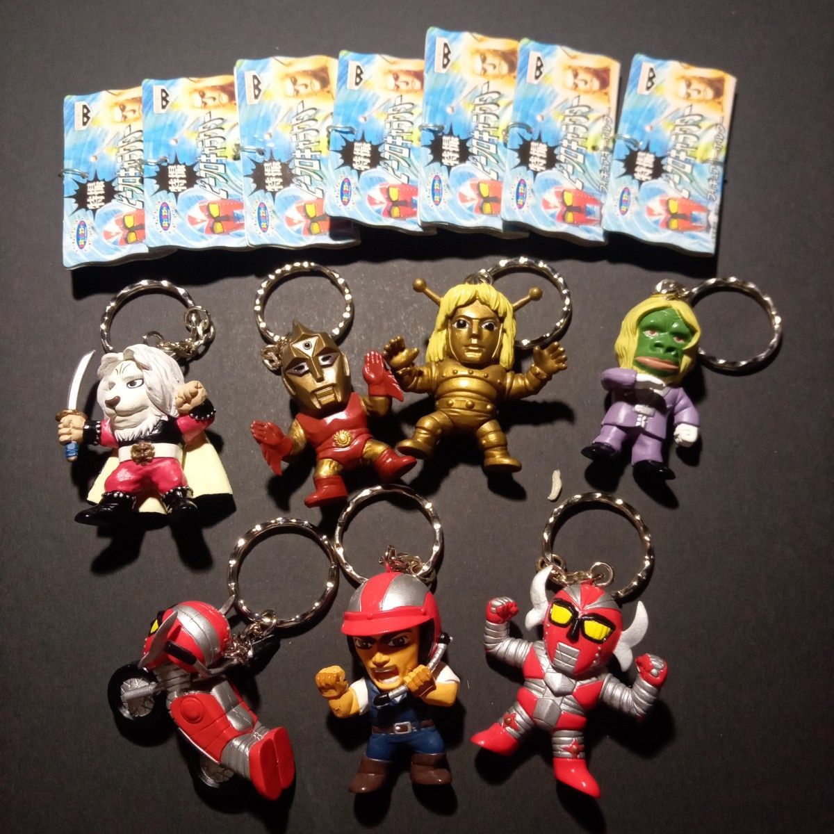 アクションフィギュア特撮ヒーローピープロキャラクター7点セット