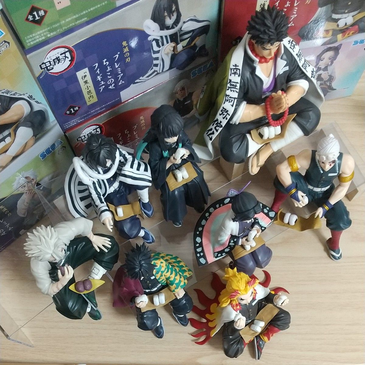 鬼滅の刃 ちょこのせプレミアムフィギュア 9体セット 鬼滅の刃