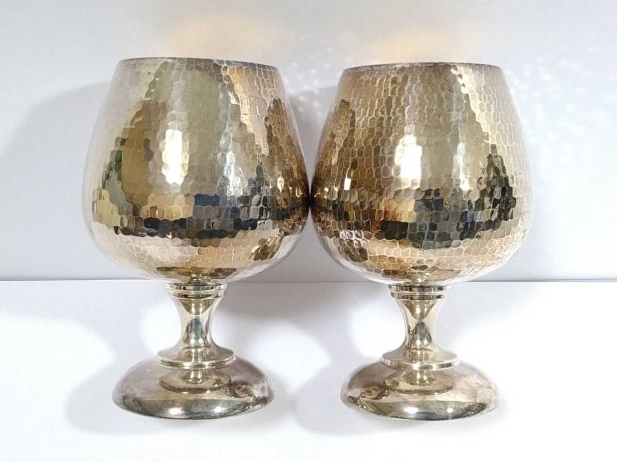 銀製杯 ブランデーグラス 約300g 銀座宮本商行 銀器 SILVERゴブレット