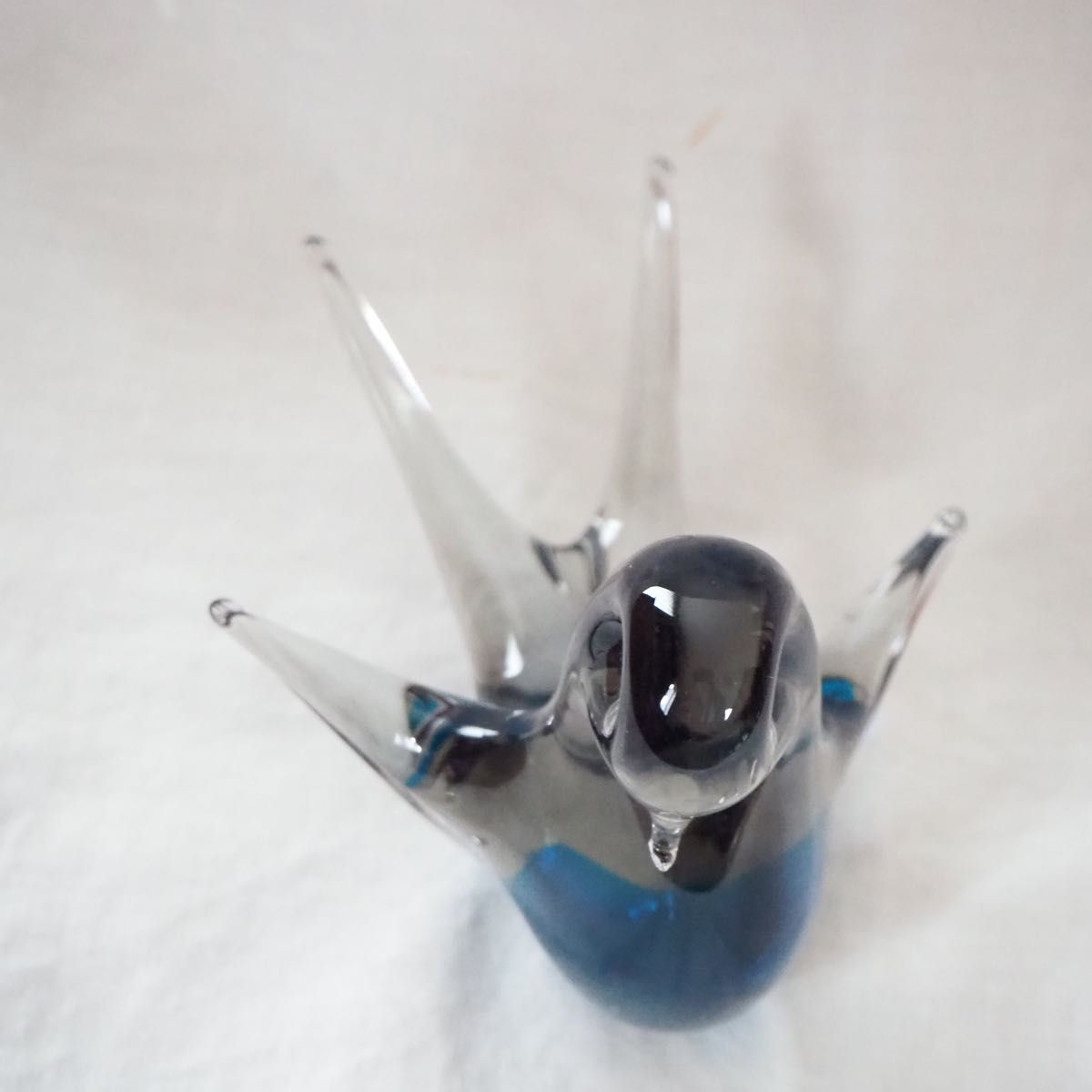 鳥 ガラス置物 硝子細工 ベネチアングラス ヴェネチアムラーノ murano