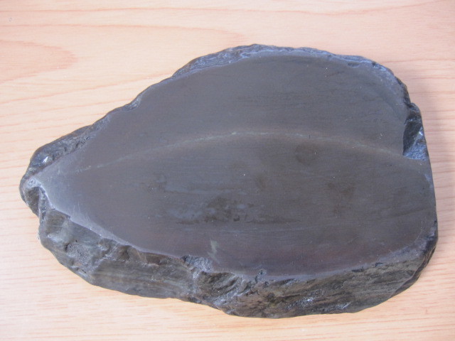 d2 古い 硯 AKa6953 珍品 古い硯 硯以外木製 残月銘 AKa6953 珍品 古い硯