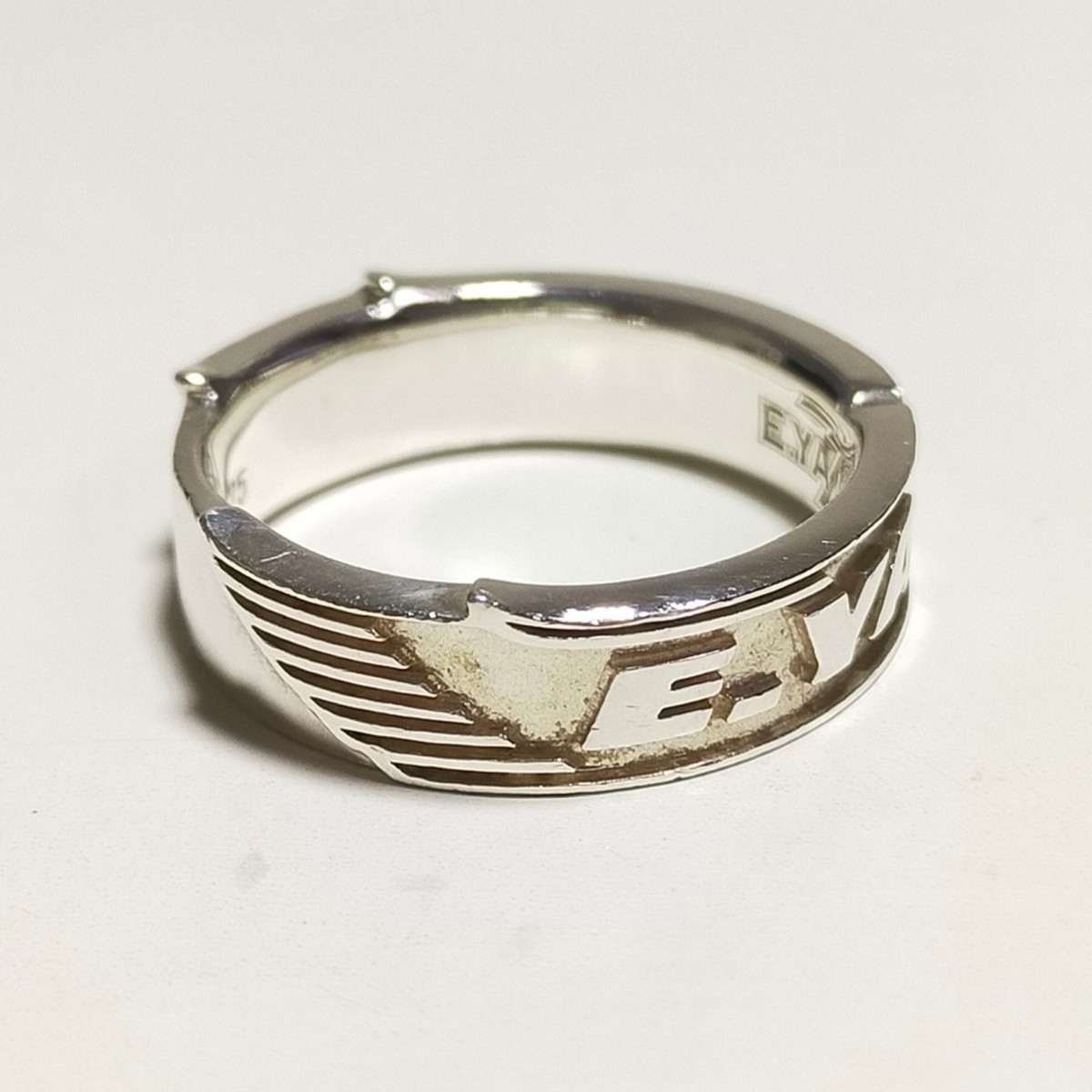 Yaz 矢沢永吉 YAZAWA シルバーリング(羽ロゴ) 15号 silver925/シルバー