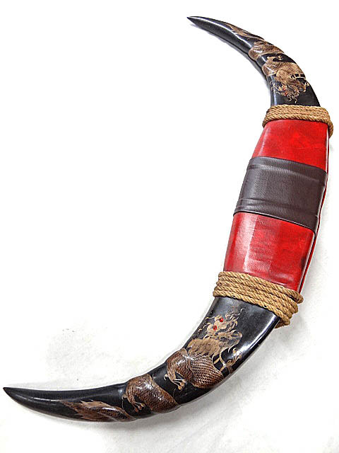 水牛角 牛 角 アンティーク Yahoo!オークション - アンティーク 骨董